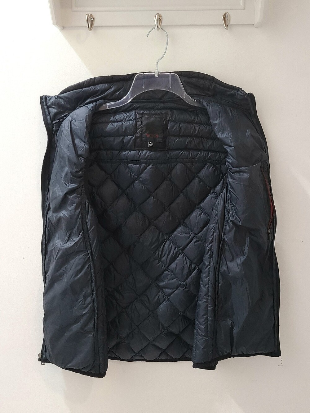 Tumi Pax Vintage Down Vest Jacket Black Unisex Women's M Men's S F77144 RDS - Picture 4 of 15
